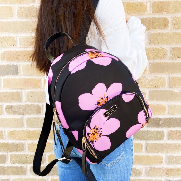 Kate Spade Flower Nylon Backpack - Picture 2 of 4